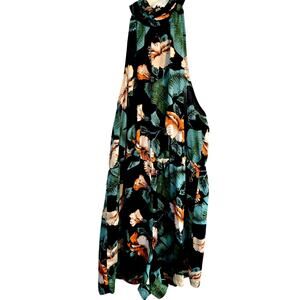 Shien Women's Dress 1X Dress Floral Sleeveless Shorts  Sun Plus Size14W 16W